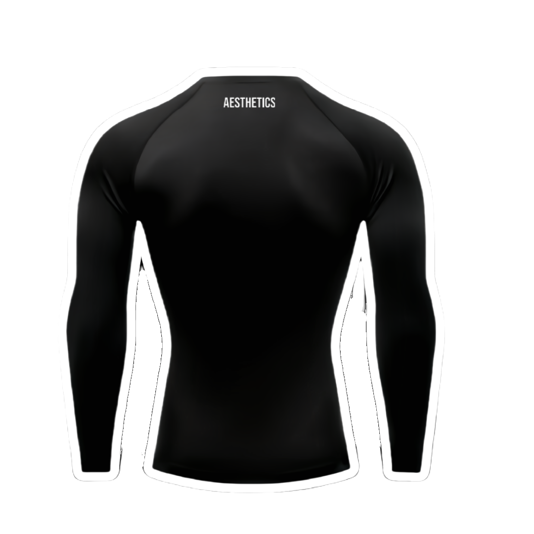 Black Long-Sleeve Compression Shirt